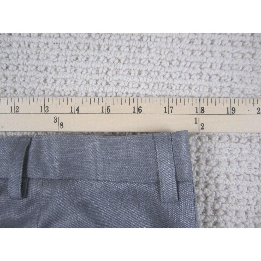 Puritan Pants Mens 36 Gray Flat Front Chino Dress Pant Straight Casual 36x32 - Picture 6 of 7